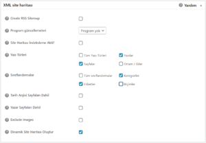 XML Site Haritası