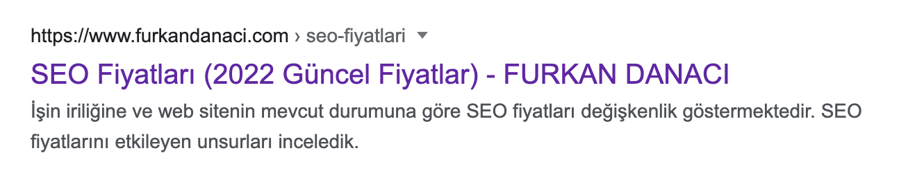 SEO Güncellemeleri